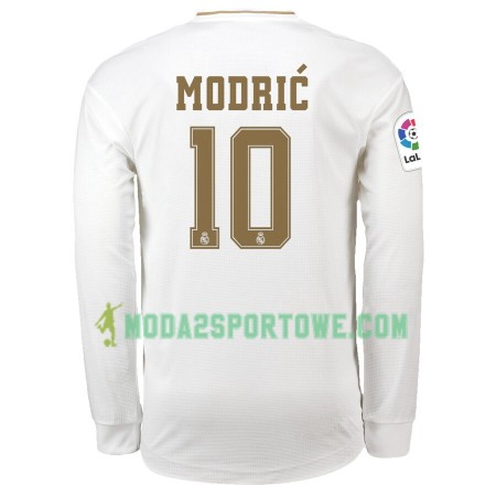 Koszulka Real Madryt Luka Modrić 10 Domowe Stroje Piłkarskie 2019/20 Długi Rękaw